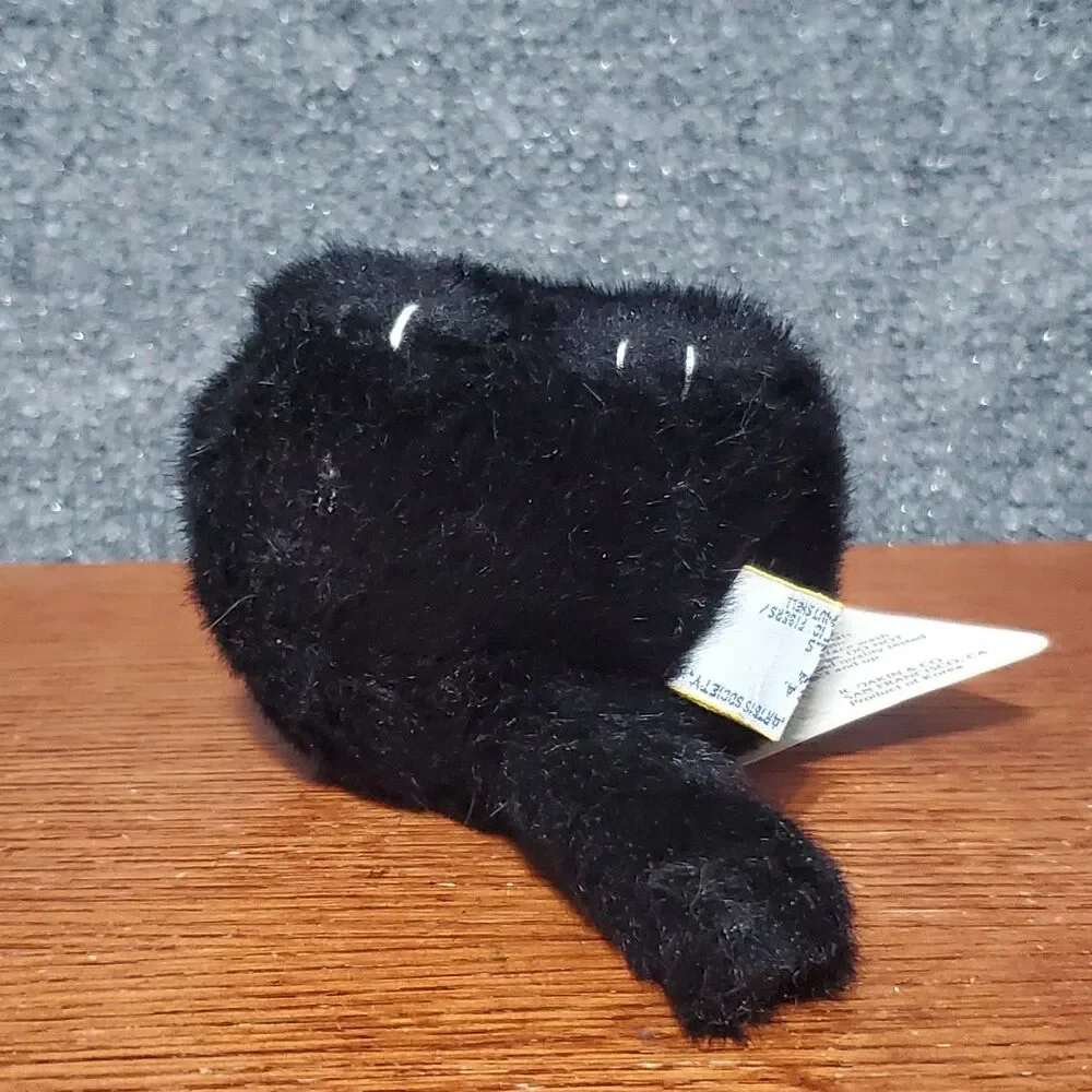 Dankin Black Kitten Silvan Stuffed Animal Plush Cat 80s Kitty Silvia And Silvan
